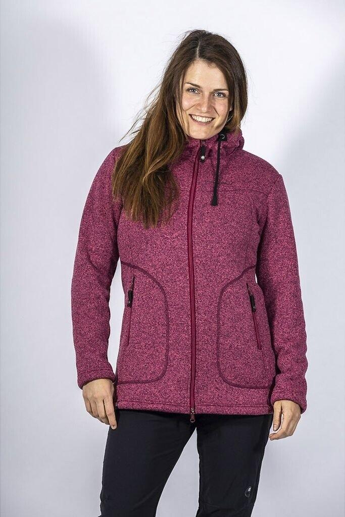 Jacket Maul Strickfleece Coat Cape Purple