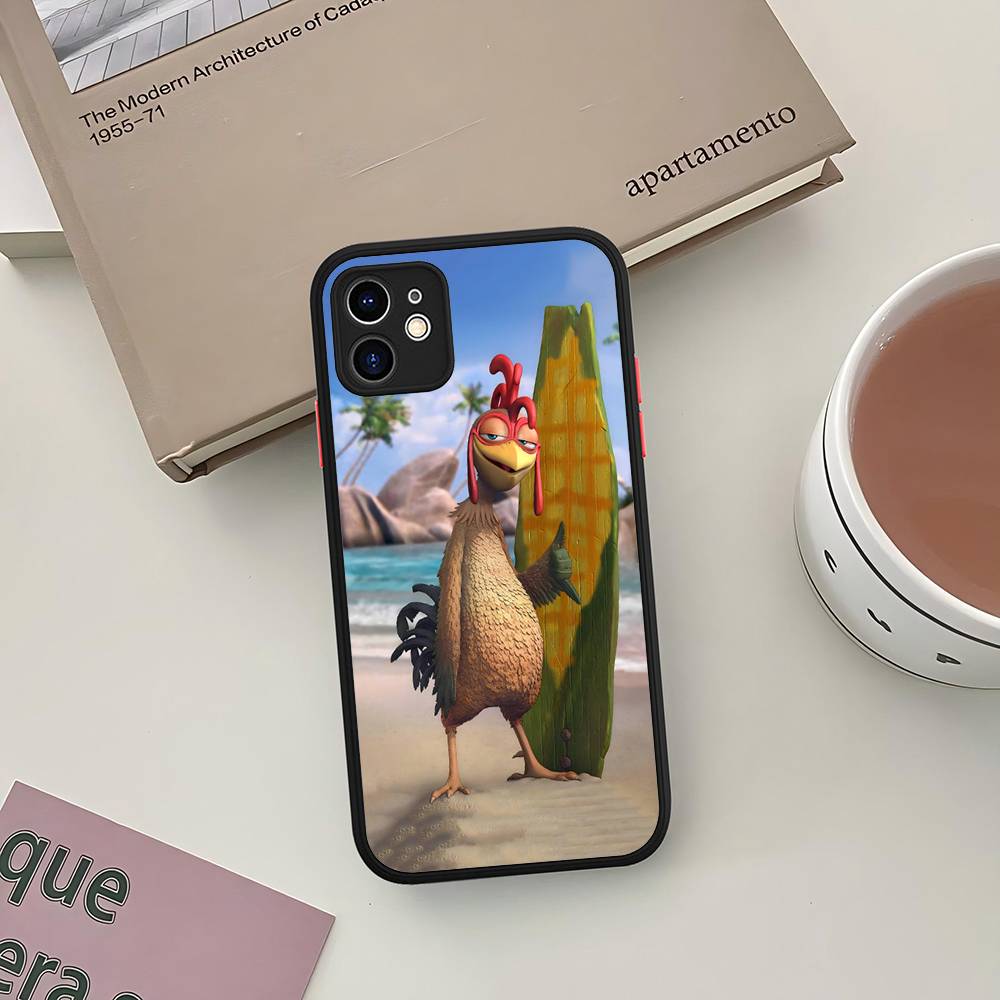 Chicken J-Joe Surf Phone Case For IPhone 16 15 14 13 12 11 Pro Max 7 8 6 6s Plus Matte Cover