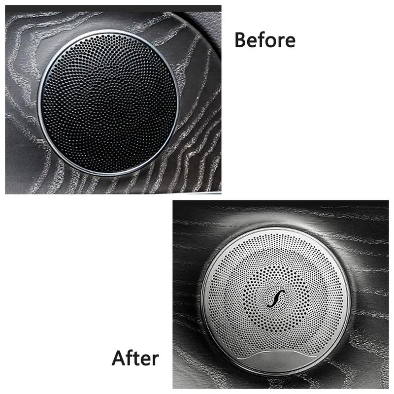 Interior Moulding For Mercedes Benz E200 E220 E300 E350 W213 C180 C200 C220 C250 W205 GLC Interior Trim Door Audio Speaker Cover