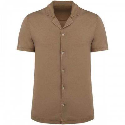 Spasso Mens Jersey Short-Sleeved Shirt