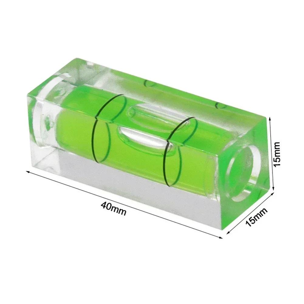 Livellatori a bolla Nessuno Livellatore Squadra a bolla piccola/tubolare rotonda 15 X 15 X 40mm 39.5x9.5mm 40mm Per livellamento