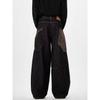 Versatile literary trend fashion lazy simple new popular snake pattern scimitar jeans Harajuku ins