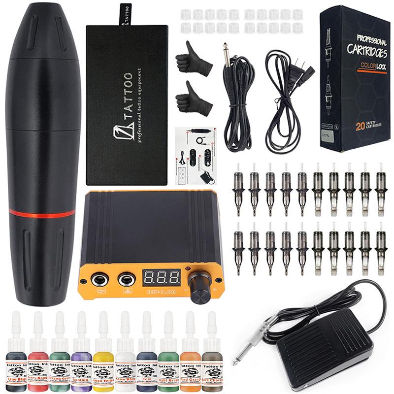 

Oulang Black Gold Bullet Motor Pen Set - Tattoo Tools & Power Supply Equipment