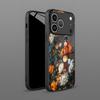 Retro Floral Pattern 2D Phone Case for iPhone 17 16 15 14 13 12 11 X XR XS Max Pro 8 plus - Glass Protective Cover