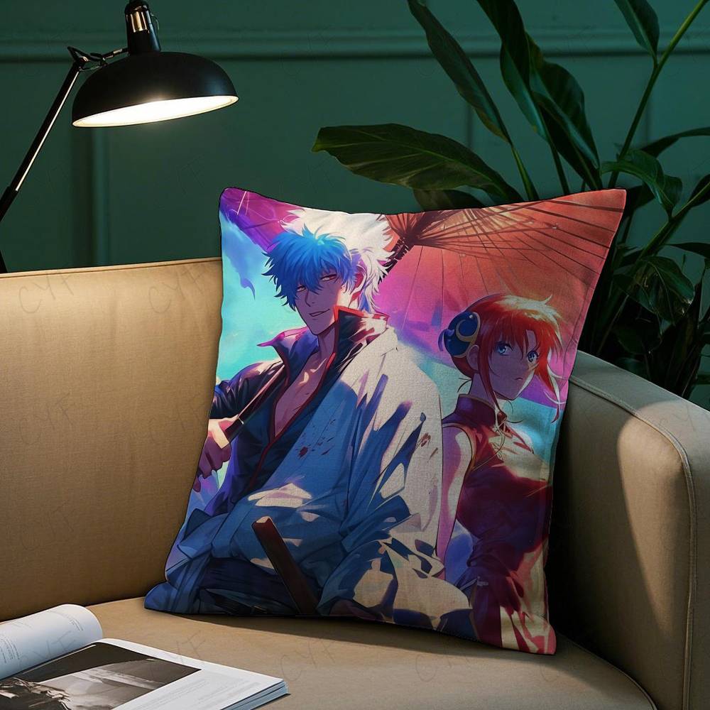 Hot G-Gintam-A Anime Pillow Case Custom Printed Brushed Fleece Pillow, Baby Skin-Touch, Eco-Friendly Dye-Sublimation Cushion For