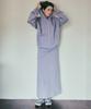 Wednesday Oasis For Woman Warm-Up Basic Fleece-Lined Long Skirt_Light Purple(W25-Sk04)