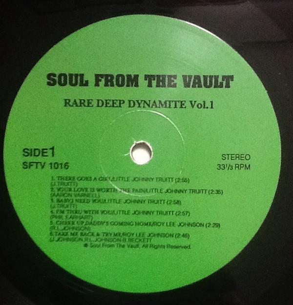 

LP Record VARIOUS - Rare Deep Dynamite Vol 1 SFTV1016 SOUL FROM THE V US Soul/Funk Used