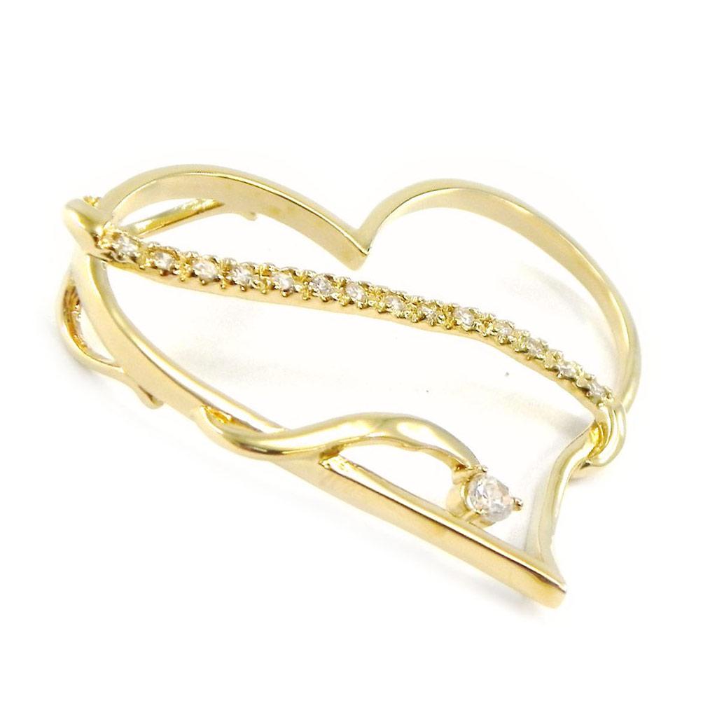 Les Trésors De Lily [G1675] - Gold Plated 'Love Celebration' Pendant