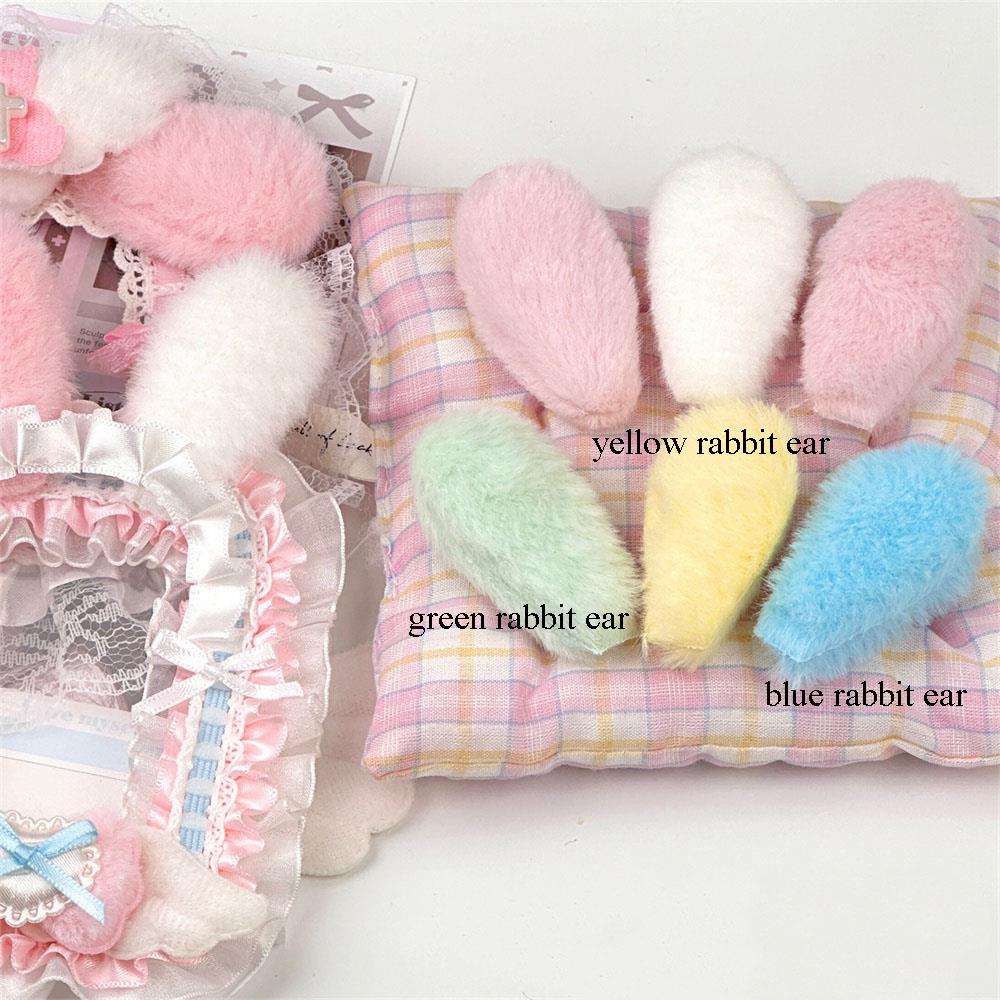 Cute Plush Materials Card Cover Decoration Accessories 10PCS Home Decor Gift Packaging Decoration DIY Ear Accessories Handmade