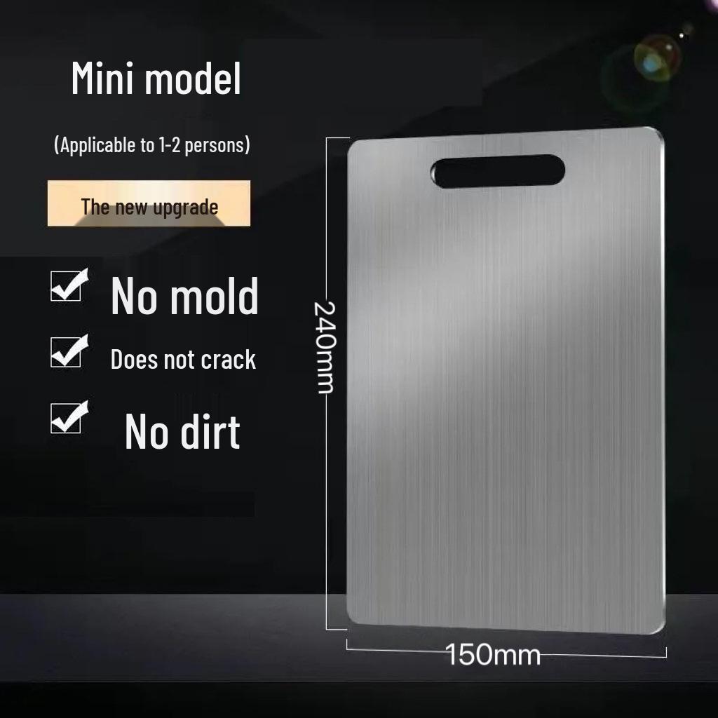 Thickened Antibacterial Stainless Steel Double-sided Cutting Board