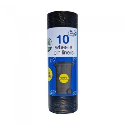 Tidyz Plastic Wheelie Bin Liners (Pack of 10)