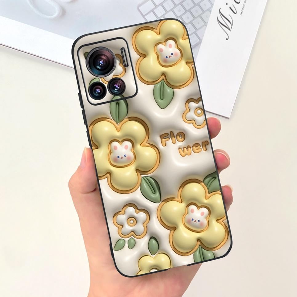 For Motorola Edge X Case Edge X30 Luxury Stylish Painting TPU Soft Phone Cover for Motorola Moto X30 Pro Bumper Silicone Coque