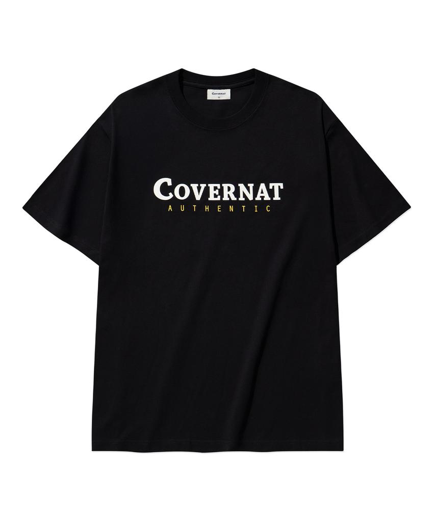 COVERNAT Center Authentic T-Shirt Black