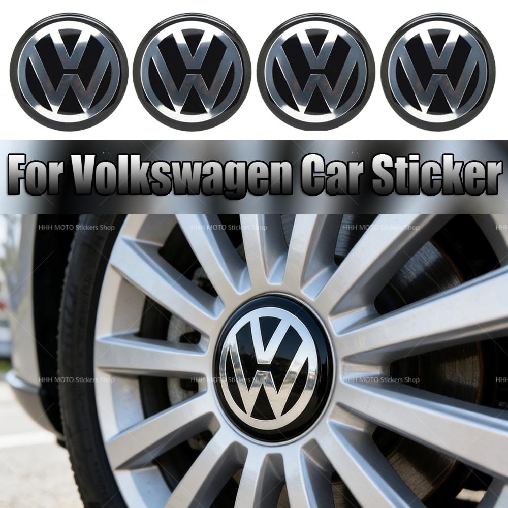 65mm for Volkswagen Car Wheel Hub Caps Center Cover Emblem Sticker Universal Steering Wheel Hubcap Auto Parts Car Accessories jac066