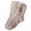 Fleece Thickened Floor Socks Warm Furry Plush Socks Autumn Winter Mid-tube Stockings  Women