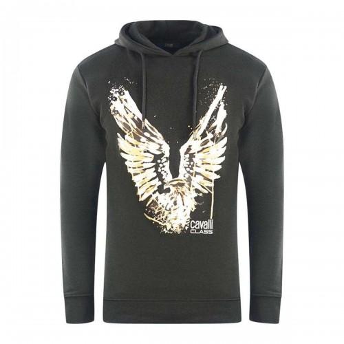 Cavalli Class Mens Eagle Logo Hoodie