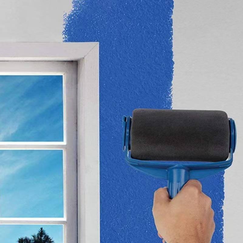 1Pc Paint Roller Brush - Handheld Paint Roller - Cleaning Paint Roller - Roller Tool For Painting Room Walls Ceilings Floors