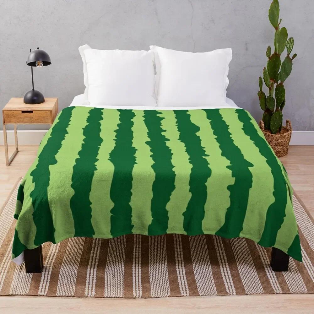 Coperta Morbida Anguria Rossa Matrimoniale Leggera in Pile di Flanella per Divano Letto Divano Viaggio Campeggio per Bambini Adulti