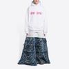 Balenciaga Wide Fit Hoodie 'White/Bubblegum' 675003TLVF29014
