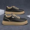 Warrior Retro Fleece Casual Commuting Comfortable Versatile Non-Slip Wear-Resistant Support Low-Top Skate Shoes Men Sneaker Black WXP(WZ)-242506M