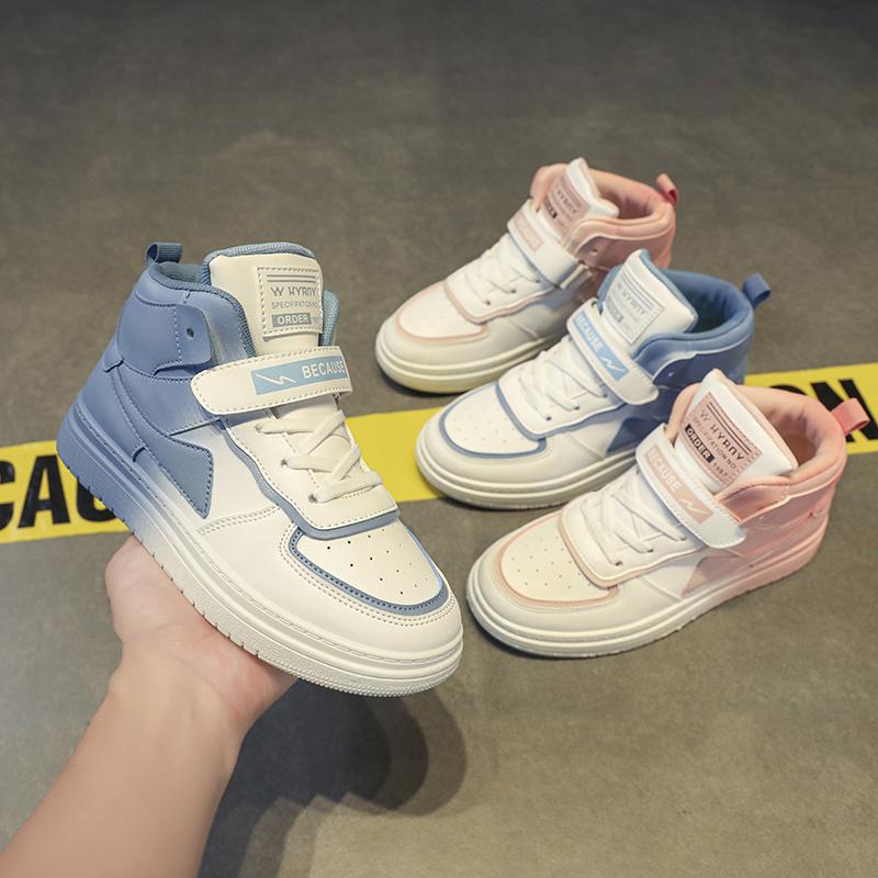 

Детская модная дышащая детская спортивная обувь с высоким берцем для бега, удобные кроссовки для мальчиков и девочек