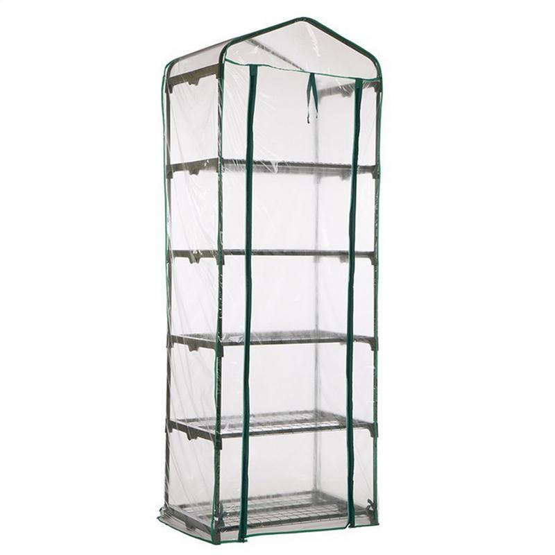 Garden House Mini Portable Garden Green House Warm Greenhouse Flower Plants Green House PVC Cover Without Iron Rack