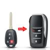 KEYYOU 4 Buttons For Toyota Prius RAV4 Camry Corolla Car Remote Control Modified Folding Key Shell Cover Fob Flip Key Case