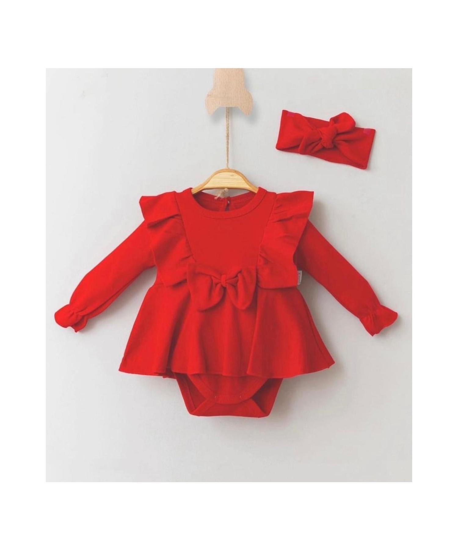 

Bow Detailed Girl Romper Jumpsuit