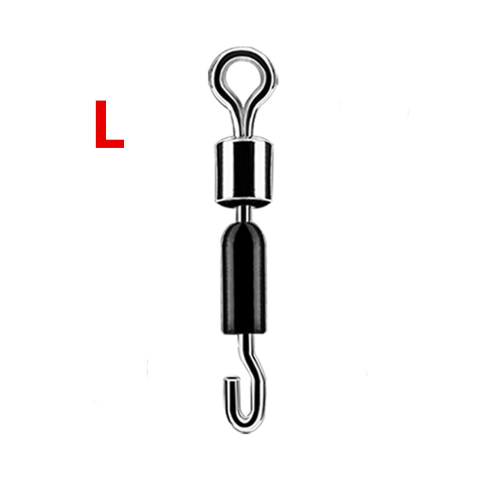 

Metal 30PCS/Lot Ocean Boat Ball Bearing Swivel Connector Fast Link Fishing Hooks Fishing Tools L