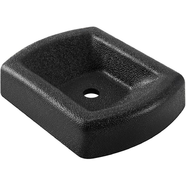 LEORAY Jack Wheel Chock, Reinforced Rubber Jack Caster Wheel Dock For Caravans And Trailers