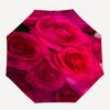 1pc rose flower umbrella with 8 iron ribs and a plastic handle, automatic opening and closing, and daily use.1069