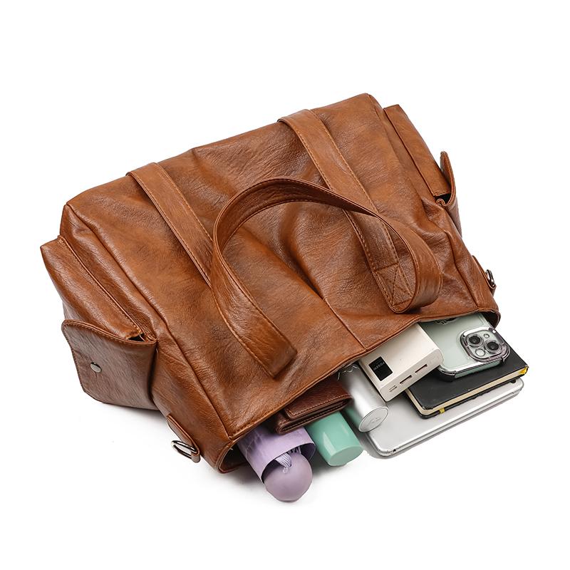 Commuter Large Capacity Tote Bag Women's Crossbody Bag Vintage Shoulder Bag