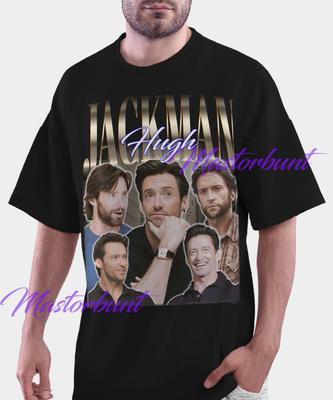 Comfort Colors Shirt | Hugh Jackman T-Shirt | Graphic Tee | Inspired Fan Art Shirt | Vintage Comic Movie Tee |