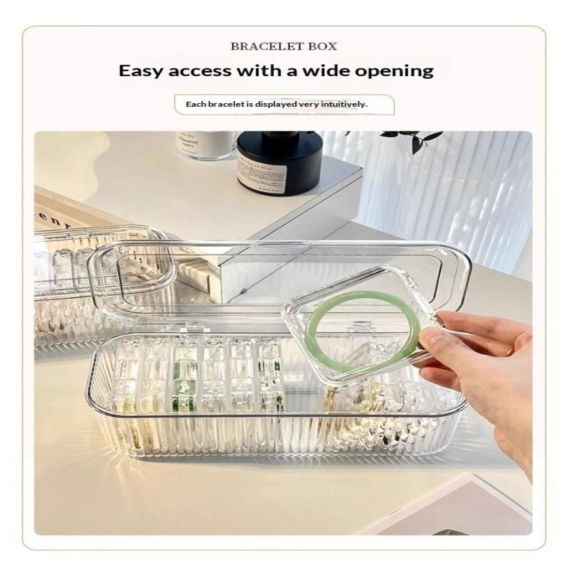 Makeup Bathroom Storage Multifunctional Cosmetic Egg Holder Box With Dustproof Lid -Makeup Brush Lipstick Organizer Vanity Desk