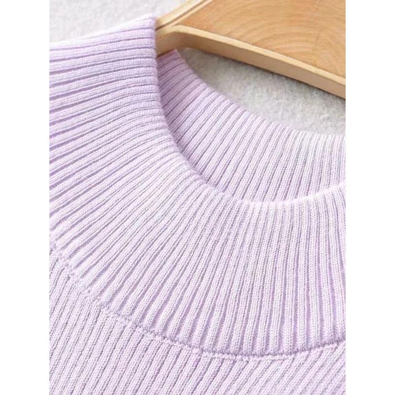 round Neck Elastic Narrow Shoulder Sleeveless Vest
