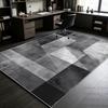 Minimalism Black White Gray Geometric Study Carpet Antiskid Easy Cleaning Living Room Rug Washable Room Decoration Home Mat