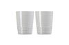LE CREUSET Pair Short Tumbler 210 Ml White Luster