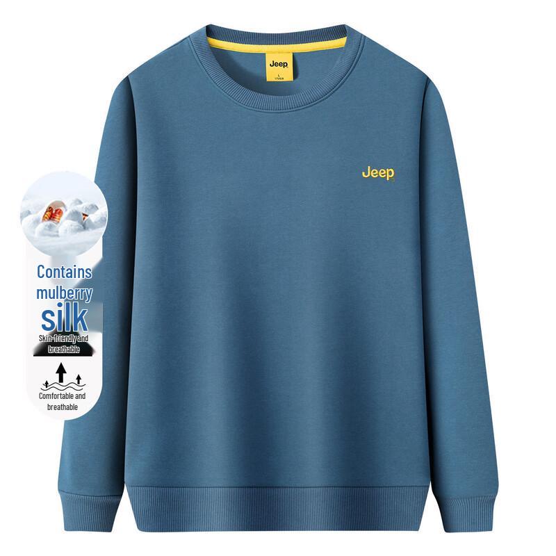 Jeep Men's Classic Round Neck Sweatshirt