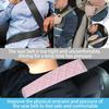 2PCS Universal Car Seatbelt Strap Cover, Long Crystal Velvet Shoulder Pad Cover Kit for Adults and Children, Helps Avoid Friction On Shoulder and