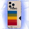 Retro VHS Video Tape  Phone Case For iPhone 16e,16,15,14,13,12,11,Pro,X,XS,Max,XR,Plus,Mini Soft Black Cover