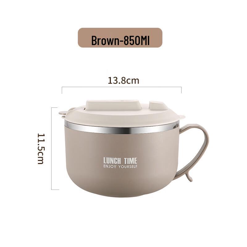 

Cream Style Stainless Steel Noodle Bowl Set