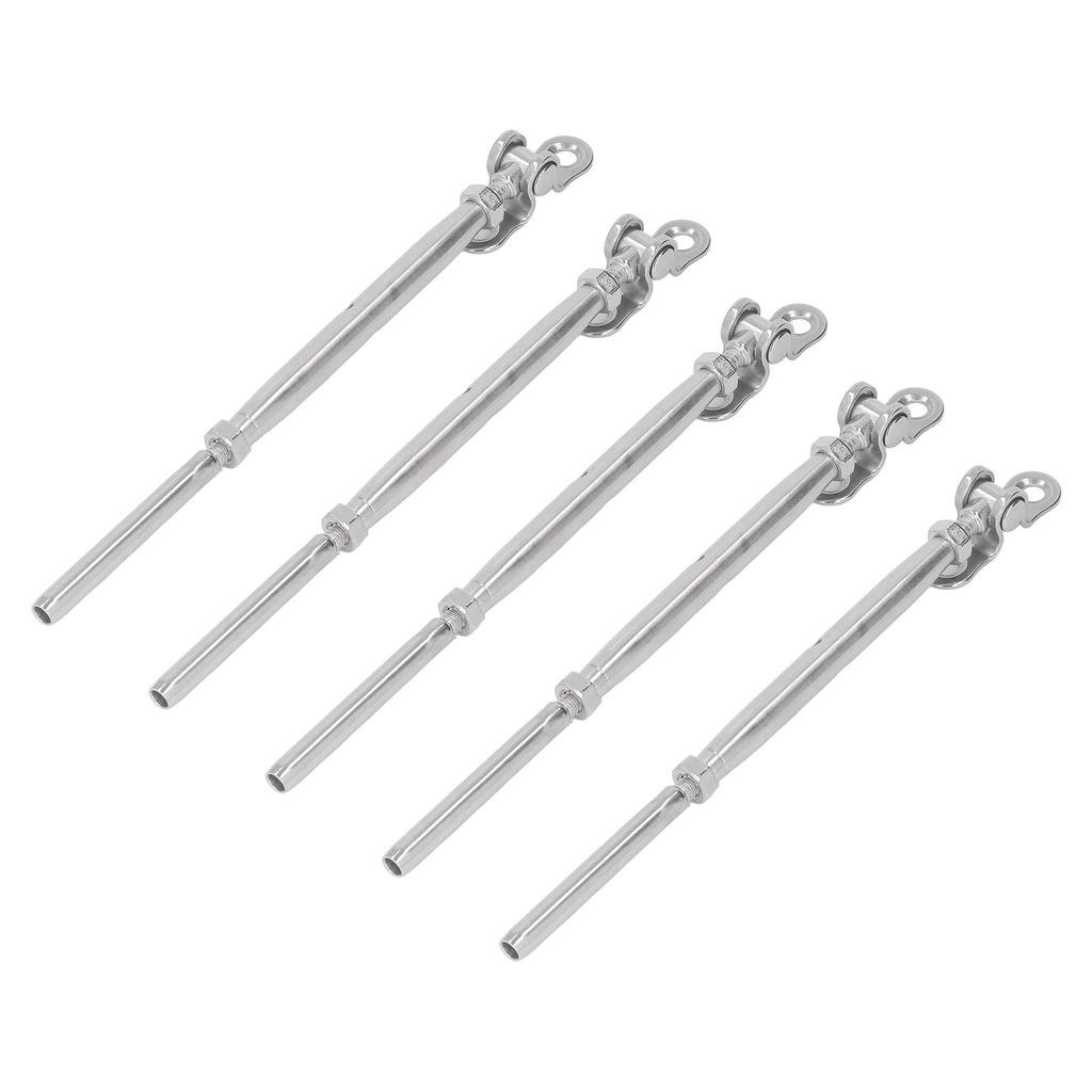 5 Stück Gewinde-Pressöse Stockschraube Edelstahl 316in Kabelgeländer Pressöse Stockschraube für die Industrie