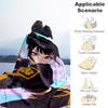 "Anime Character Inspired Purple and Yellow Uniform Cosplay Costume"Blanket Lightweight Flannel Throw Blanket for Sofa, Bed, Travel, Camping