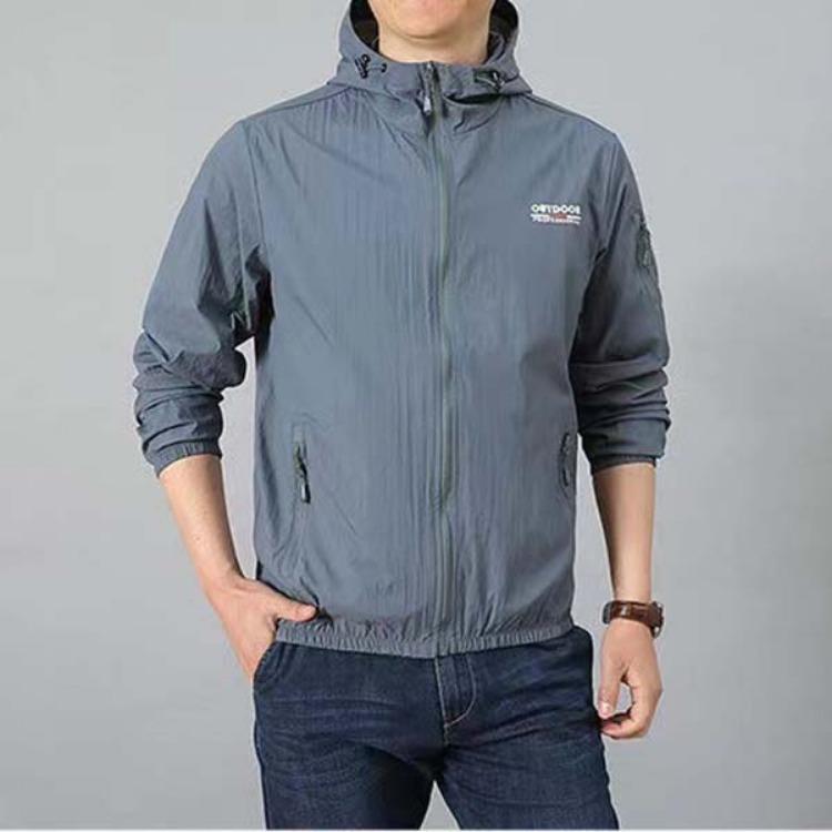 Ultra Thin Mens Summer Sun Protective Jacket Breathable Windbreaker Anti UV Quick Drying Outdoor Sports Portable Clothing