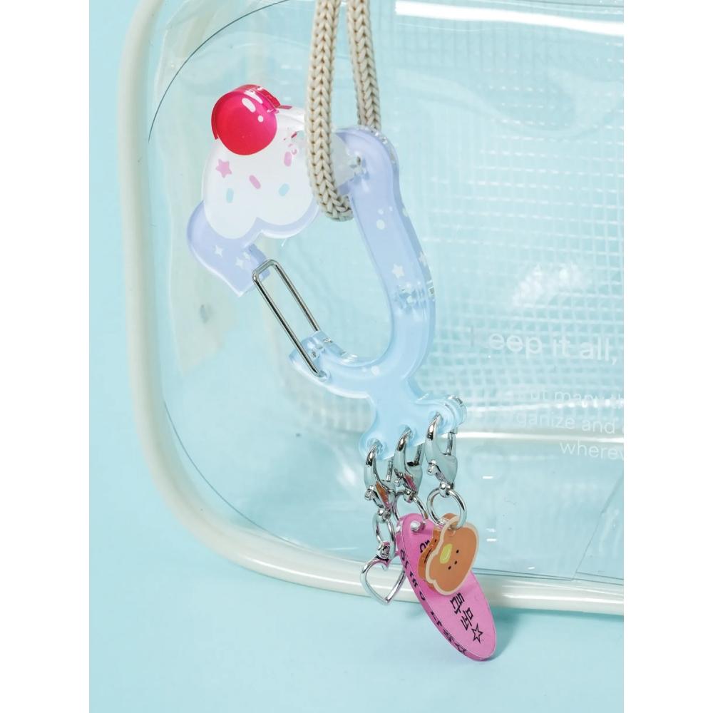 Daiso Soda Carabiner Mini Keyring Set
