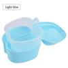 10Pcs Dental Denture Box Retainer Braces Storage Box Invisible Teeth Denture Cleaning Tooth Storage Portable Belt Case