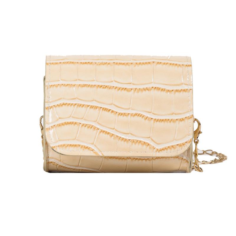 Fashionable New Chain Strap Kids Bag Versatile Solid Color Crossbody For Boys And Girls