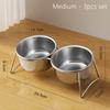 Raised Cat Bowls 15°Tilted Dog Water Bowl Stable Dog Bowls  Pet Supplies