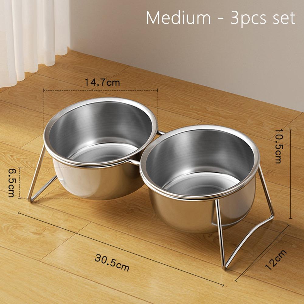 Raised Cat Bowls 15°Tilted Dog Water Bowl Stable Dog Bowls  Pet Supplies