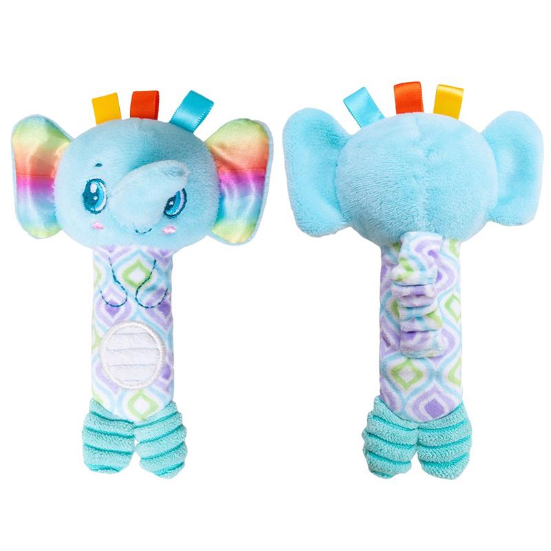 1Pc Toddler Plush Sleep Soother Toy Stuffed Doll For Toddler Sleep Soothers Toy Developmental Hand Grip Toy For Kids